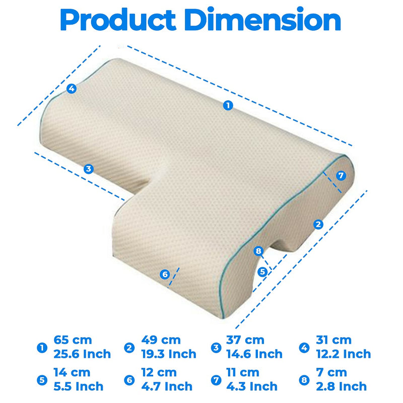 Couples Cuddle Arm Support Memory Foam Pillow