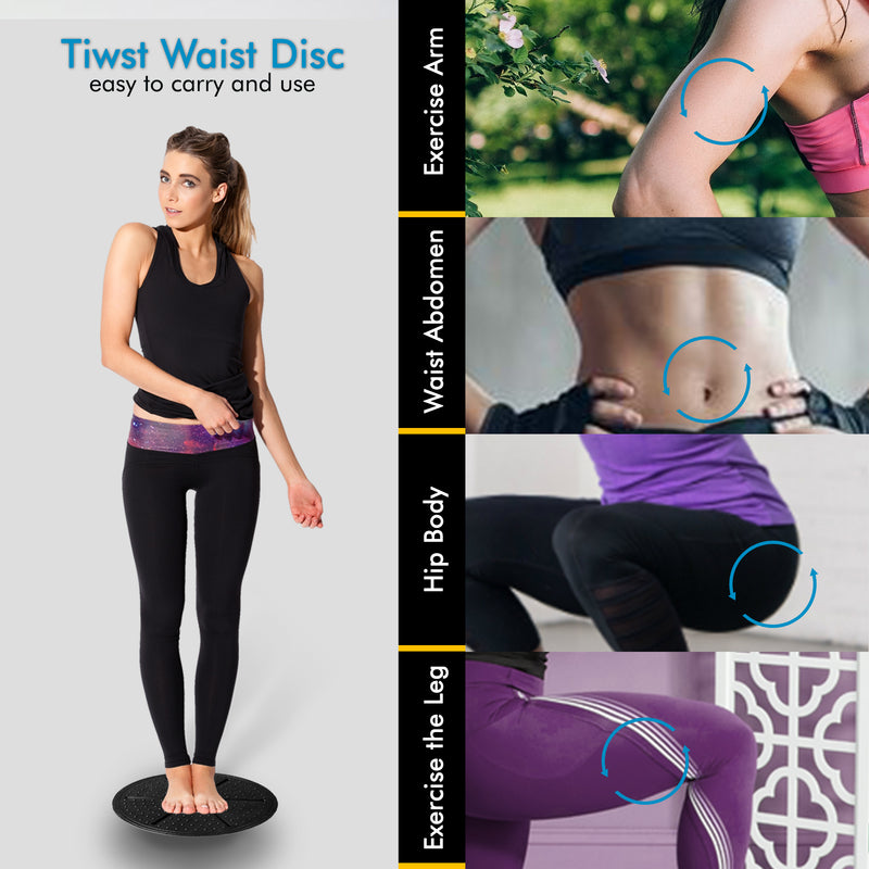 Goatygoaty® Balance Board Fitness Equipment - 360° Twist Rotation Exercise Disc