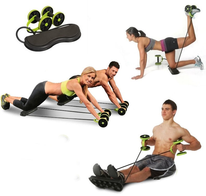 GOATYGOATY® Roto-Flex Home Gym - AB Multi-Functional Trainer Wheel Rollers