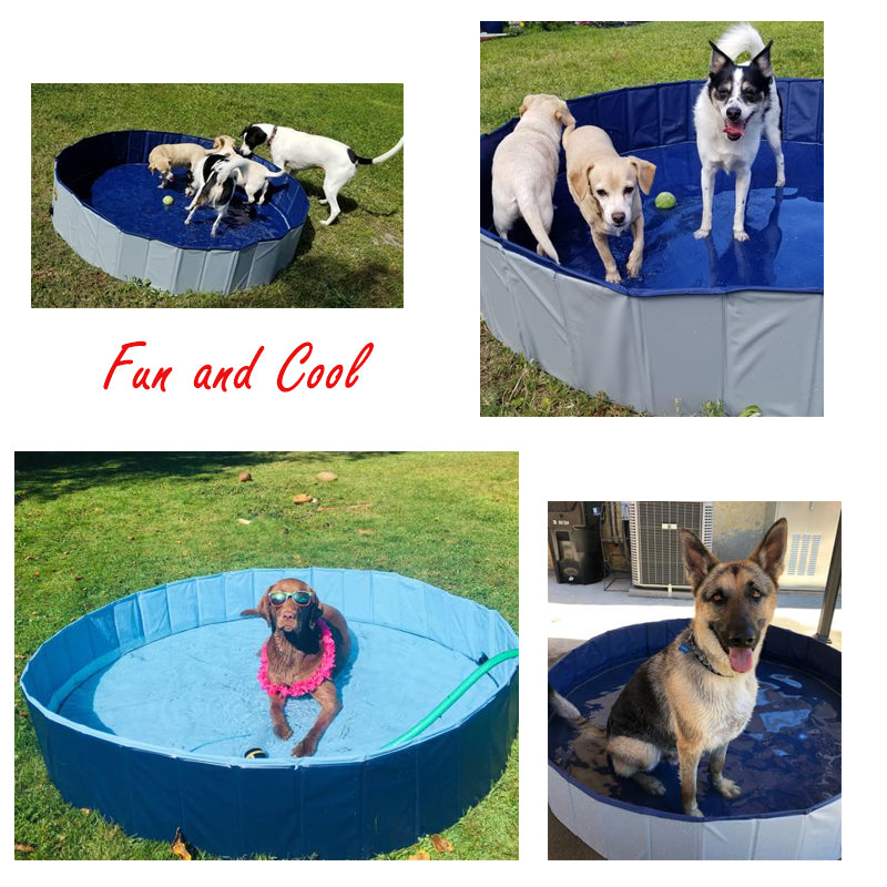 GOATYGOATY® Foldable Dog Summer Outdoor Portable Splash Pool