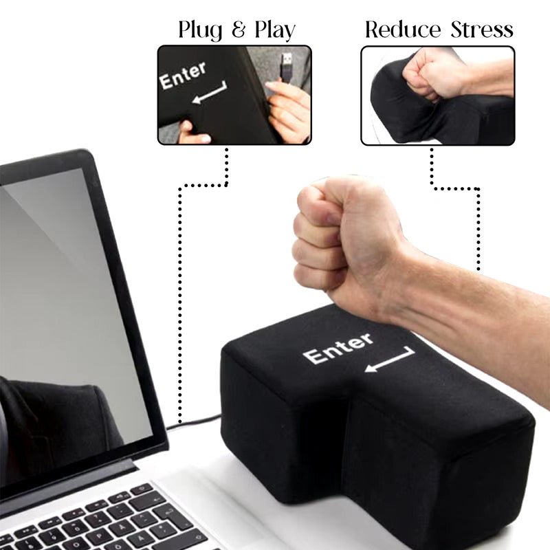 Giant Soft Anti-Stress Venting Enter Key