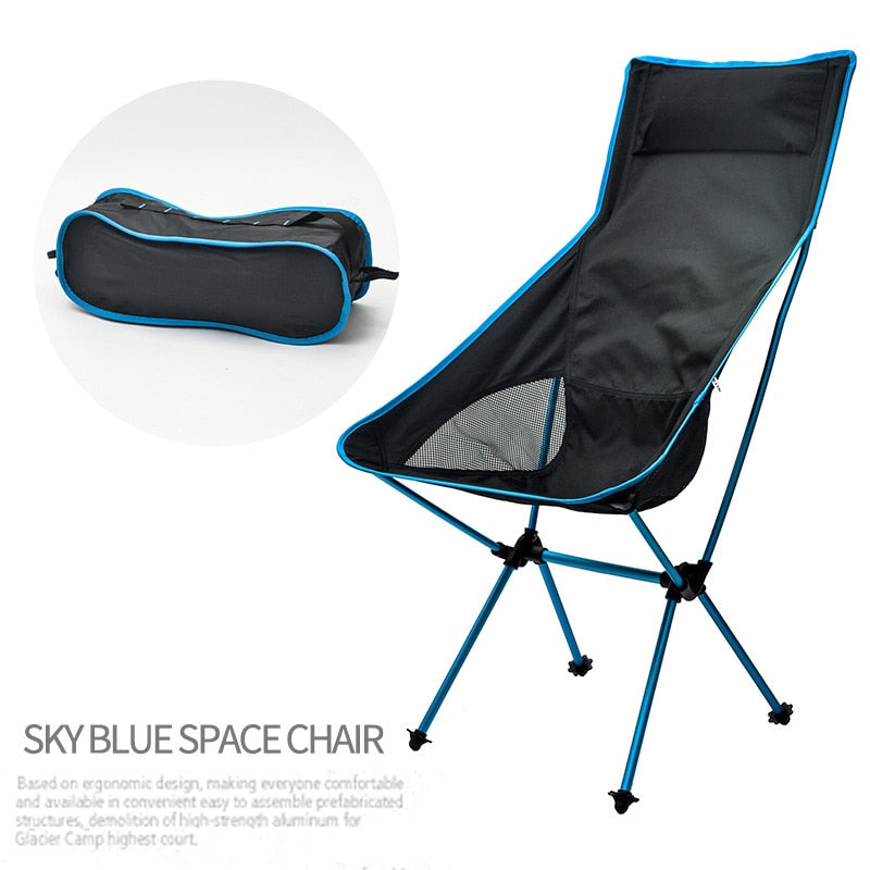 Portable Folding Moon Chair: Travel Ultralight Comfortable Folding Chair