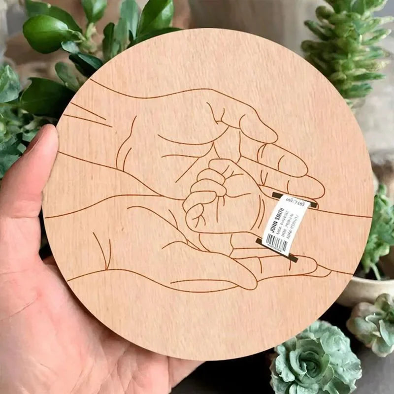 Newborn Hospital Wristband Keepsake Holder