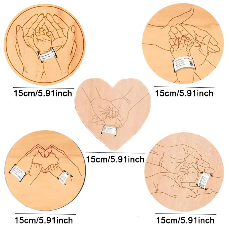 Newborn Hospital Wristband Keepsake Holder