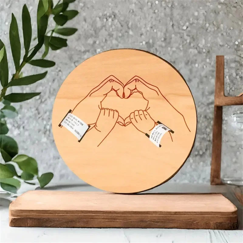 Newborn Hospital Wristband Keepsake Holder