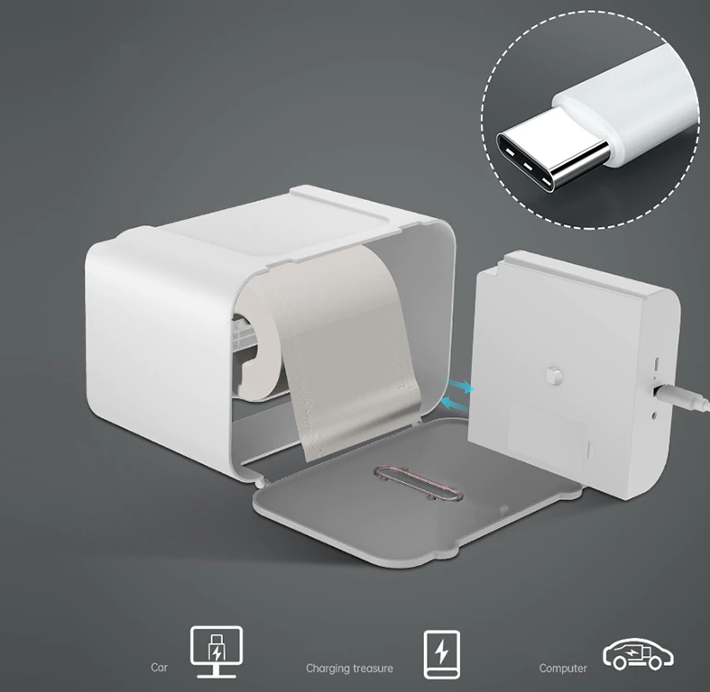 Touchless Induction Toilet Paper Holder: Modern Hygienic Solution For Your Bathroom