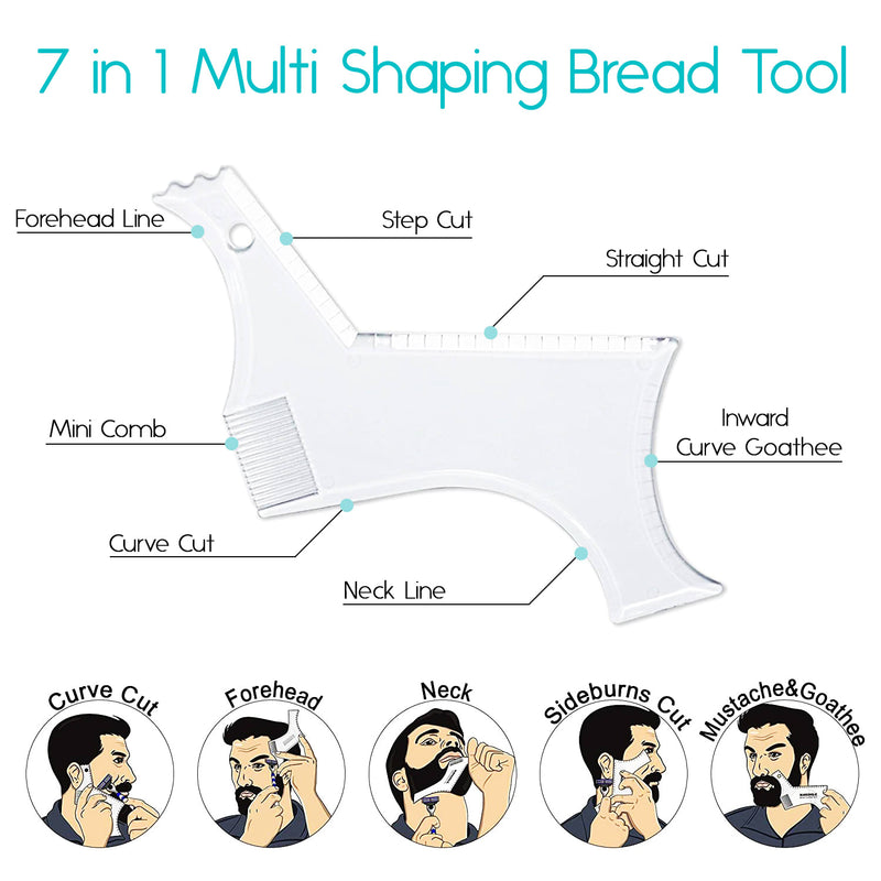 KleanCut 7-in-1 Beard Cutting Guide Shaper
