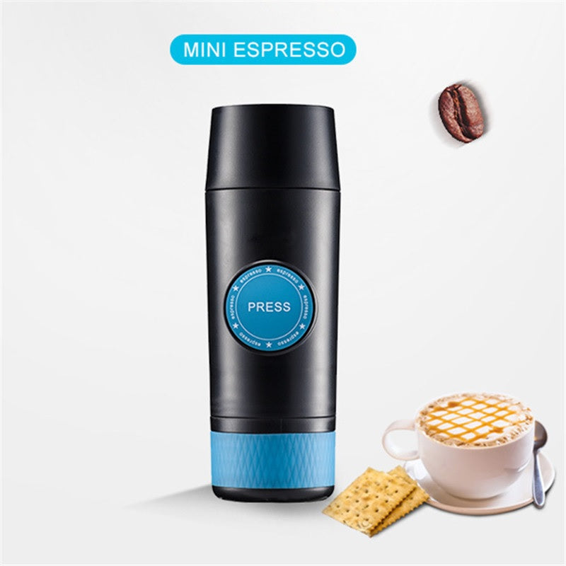 Wireless Portable Coffee Machine for Car & Home Rechargeable Coffee Maker  Handheld Espresso Outdoor Capsule Coffee Powder