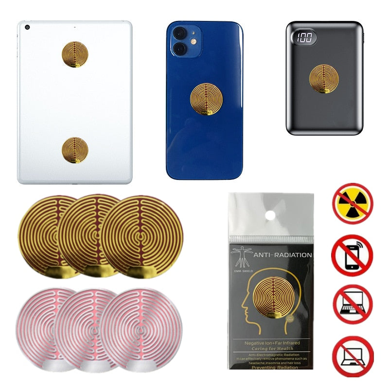 GIMOCOOL EMF Blockers Anti Radiation Sticker | Cell Phone EMF Protection  Sticker | EMF Blocker Stickers Radiation Protection Shields, Radiation