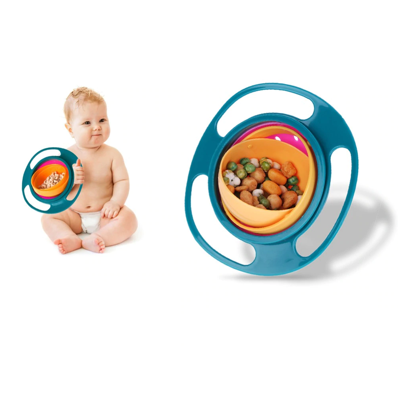 GOATYGOATY® Gyro Toddler Snack and Food Magic Bowl
