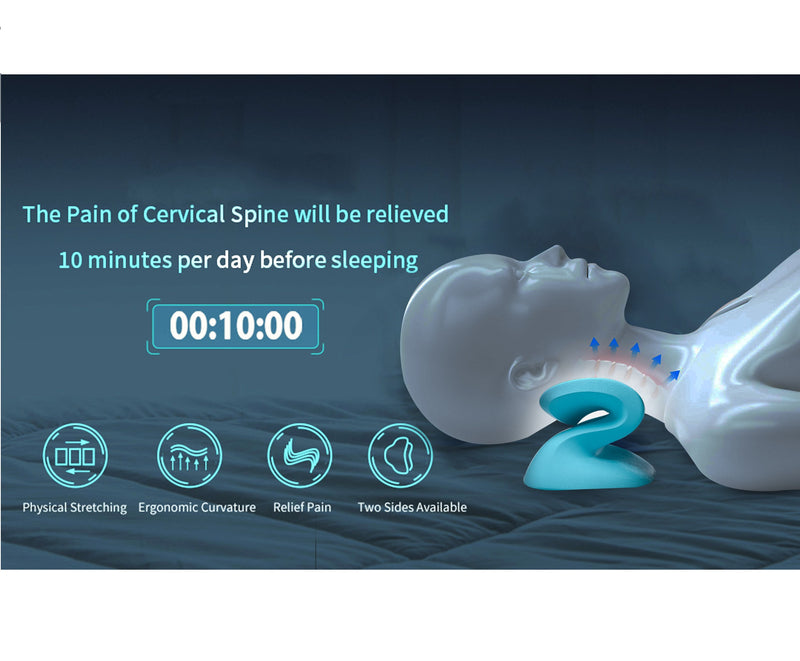 Cerv-Curve Pain Relieving Cervical Traction Neck Pillow
