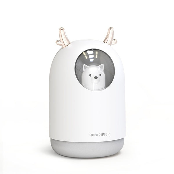 300ml Cute Pet Ultrasonic Cool Mist Aroma Air Oil Diffuser