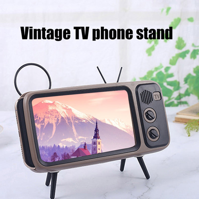 Portable Universal Retro TV Desktop Mobile Phone Stand