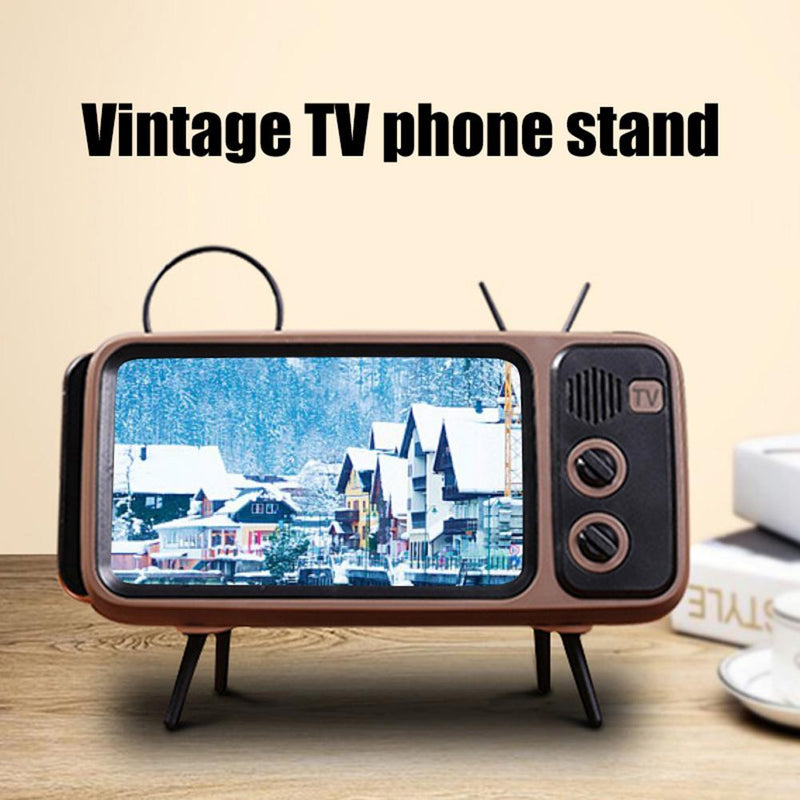 Portable Universal Retro TV Desktop Mobile Phone Stand